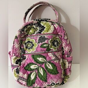 Vera Bradley Pink Floral Priscilla Lunch Bag